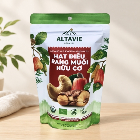 Hạt Điều Rang Muối Hữu Cơ Altavie