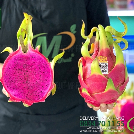Thanh Long Hồng Xuất Khẩu - Pink TaYa Dragon Fruit