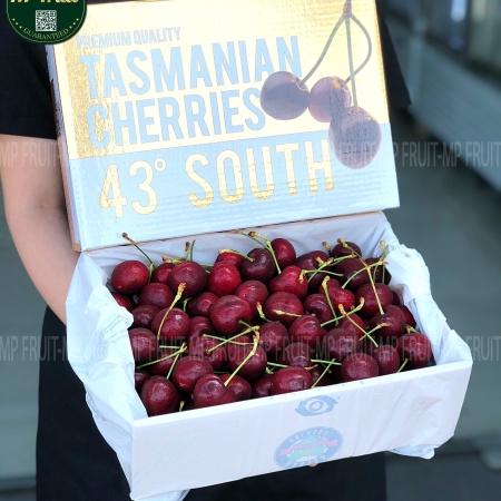 Cherry Đỏ Tasmania Úc Size 32-34 | 43° South - Hộp 2kg