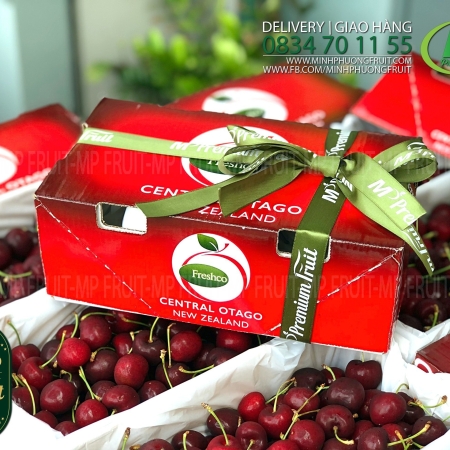 Cherry Đỏ New Zealand Size 30+ | Freshco - Hộp 2kg