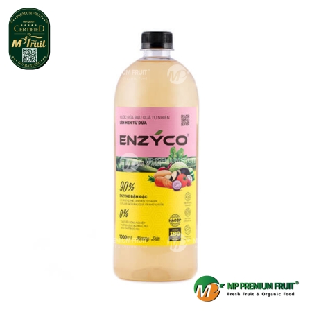 Nước Ngâm Rửa Rau Quả, Thực Phẩm Bằng Enzyme Từ Dứa Enzyco - Chai 1L