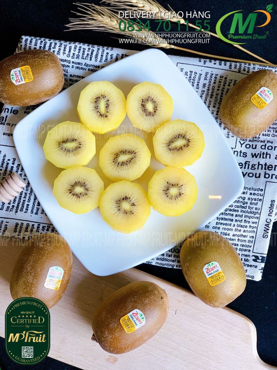 Kiwi Vàng Zespri Sungold Organic New Zealand tại MP Fruit