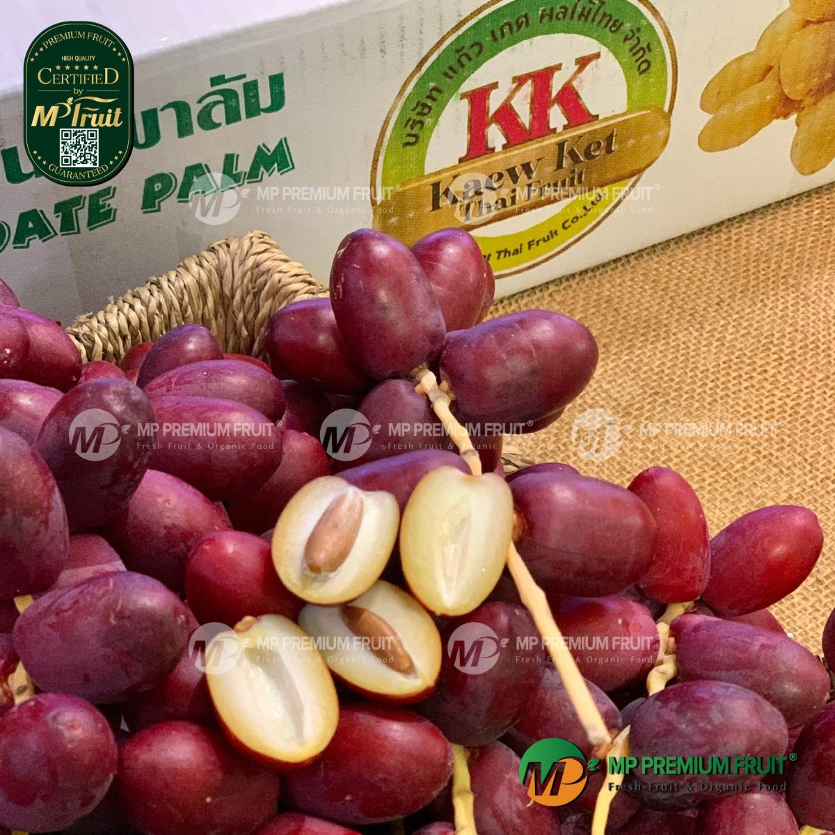Chà Là Tươi Đỏ Thái Lan tại MP Fruit