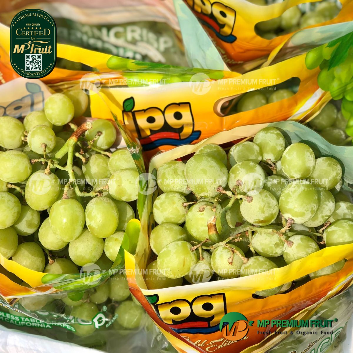 Nho Xanh AutumnCrisp® IPG Mỹ tại MP Fruit