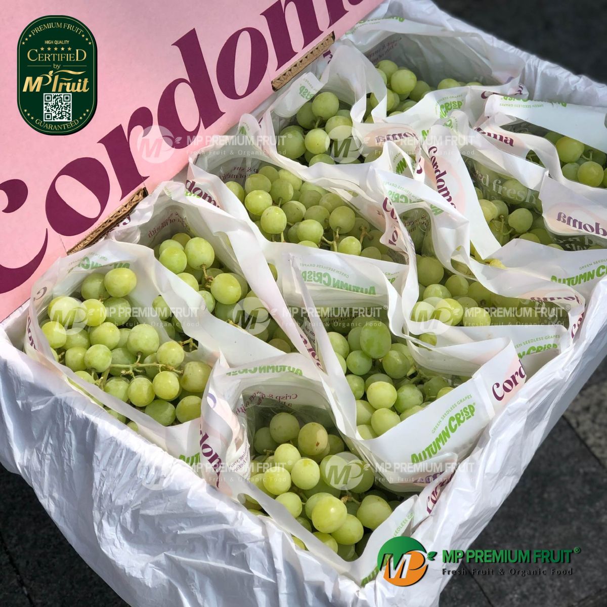 Nho Xanh Autumn Crips Úc tại MP Fruit
