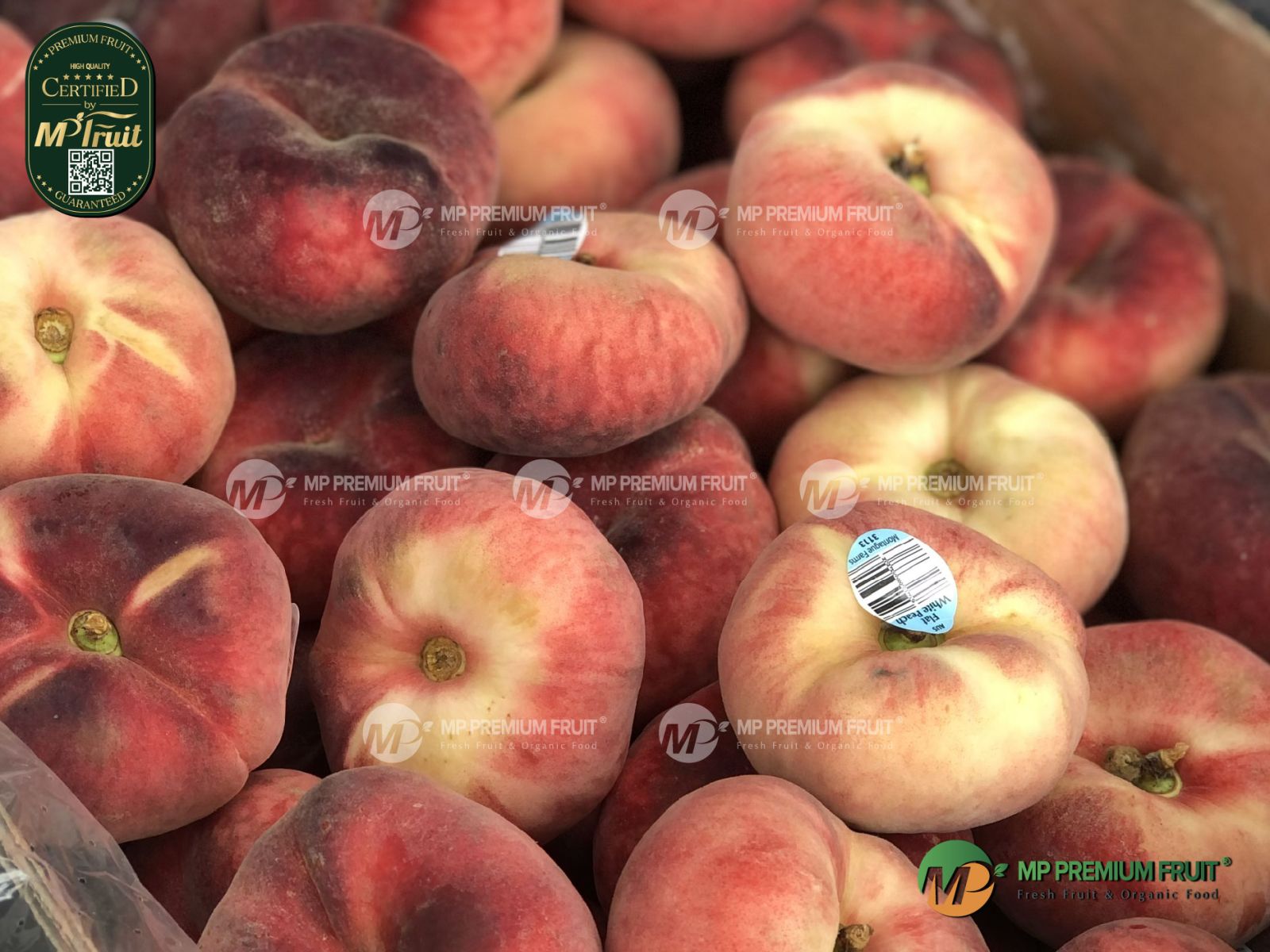 Đào Dẹt Úc tại MP Fruit