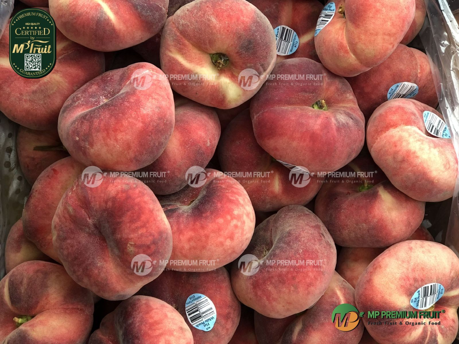 Đào Dẹt Úc tại MP Fruit