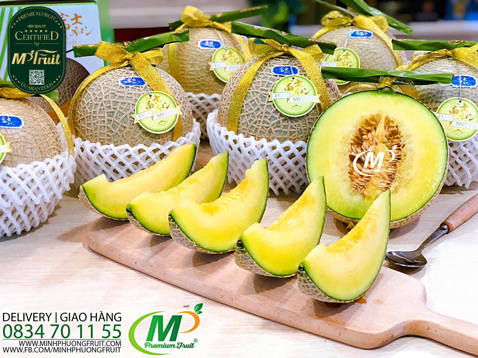 Dưa Lưới Nhật Fuji Melon tại MP Fruit
