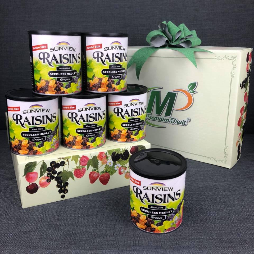 Nho Khô Sunview Raisins Mỹ | Hộp 425g - Thập Cẩm tại MP Fruits