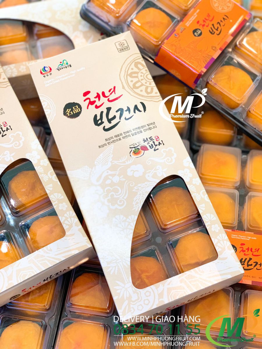 Hồng Dẻo Một Nắng Hàn Quốc Hộp 10 Trái | New Box tại MP Fruits