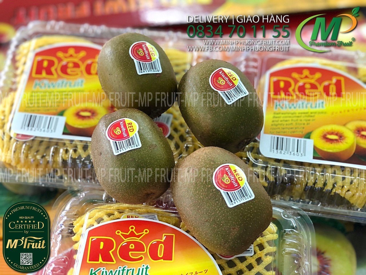 Kiwi Đỏ Đài Loan tại MP Fruits