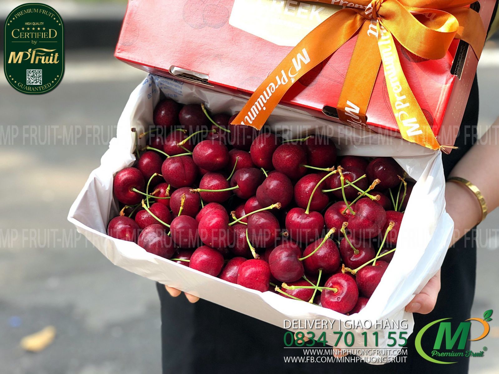 Cherry Đỏ New Zealand Size 30+ | Pongs Creek tại MP Fruits