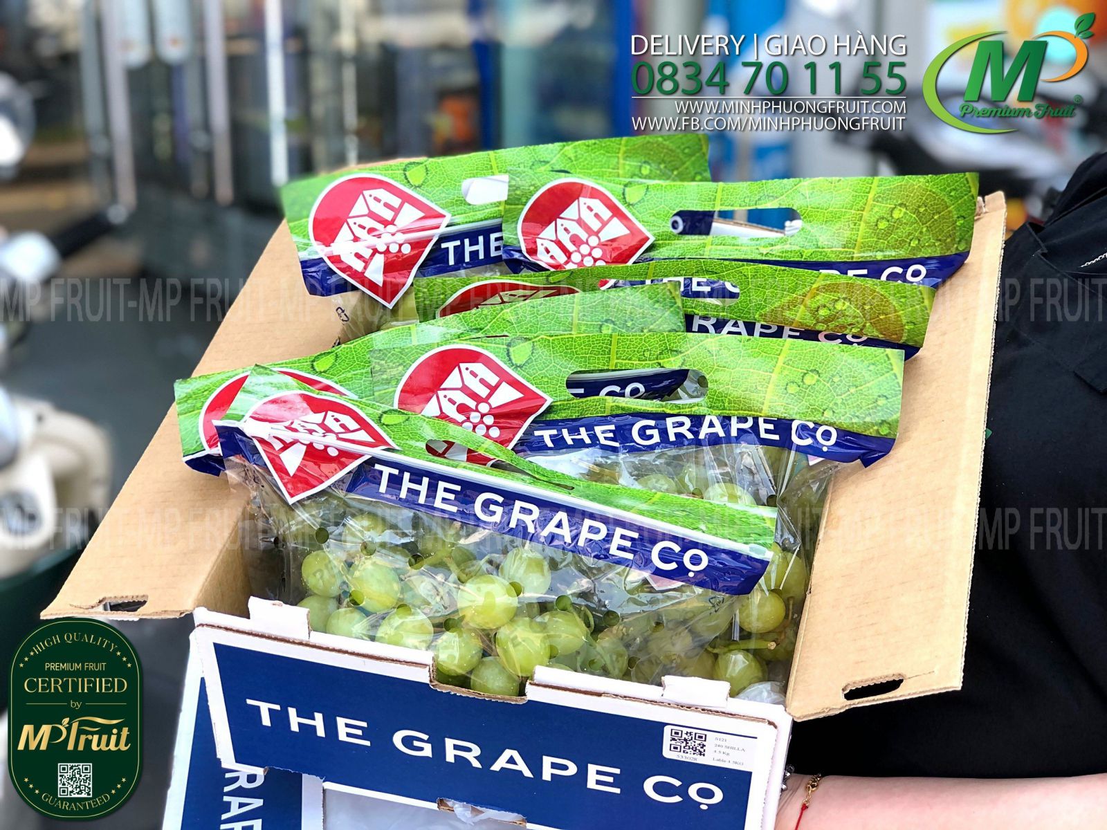 Nho Xanh Autumn Crisp Nam Phi | The Grape Co tại MP Fruits