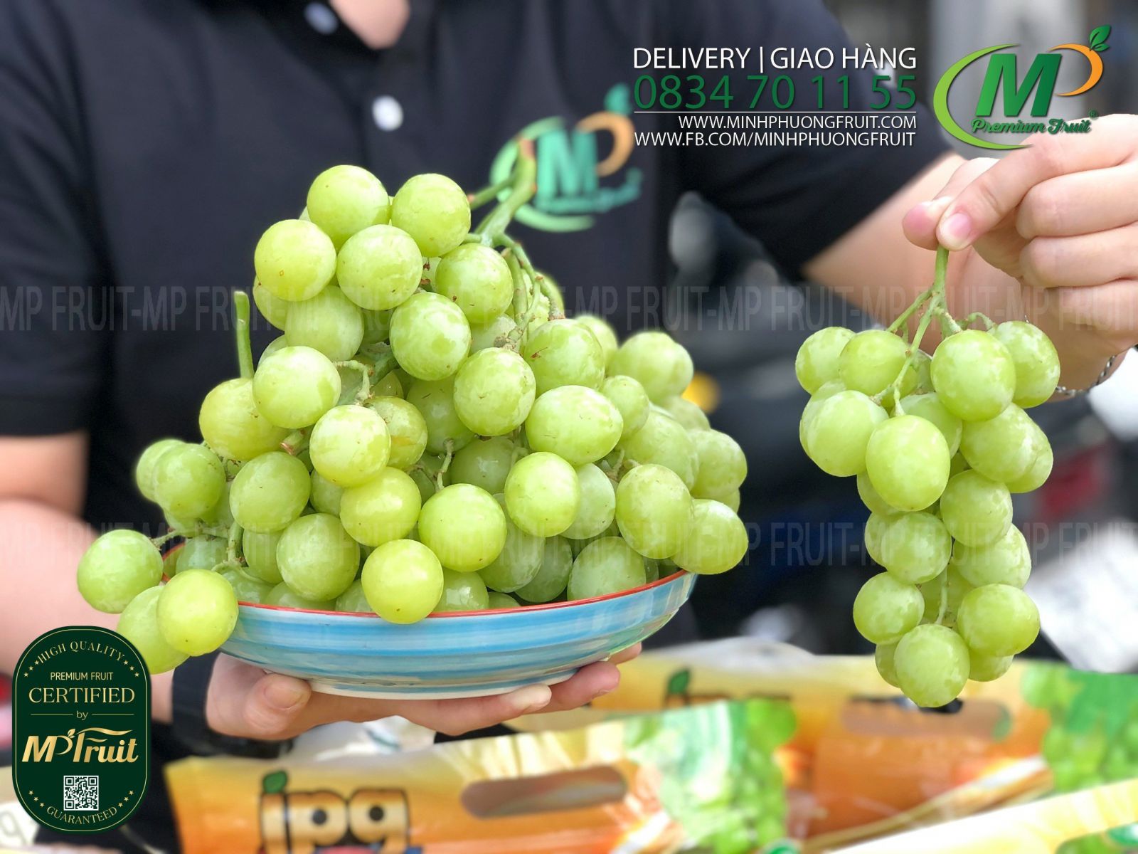 Nho Xanh AutumnCrisp® IPG Mỹ tại MP Fruits