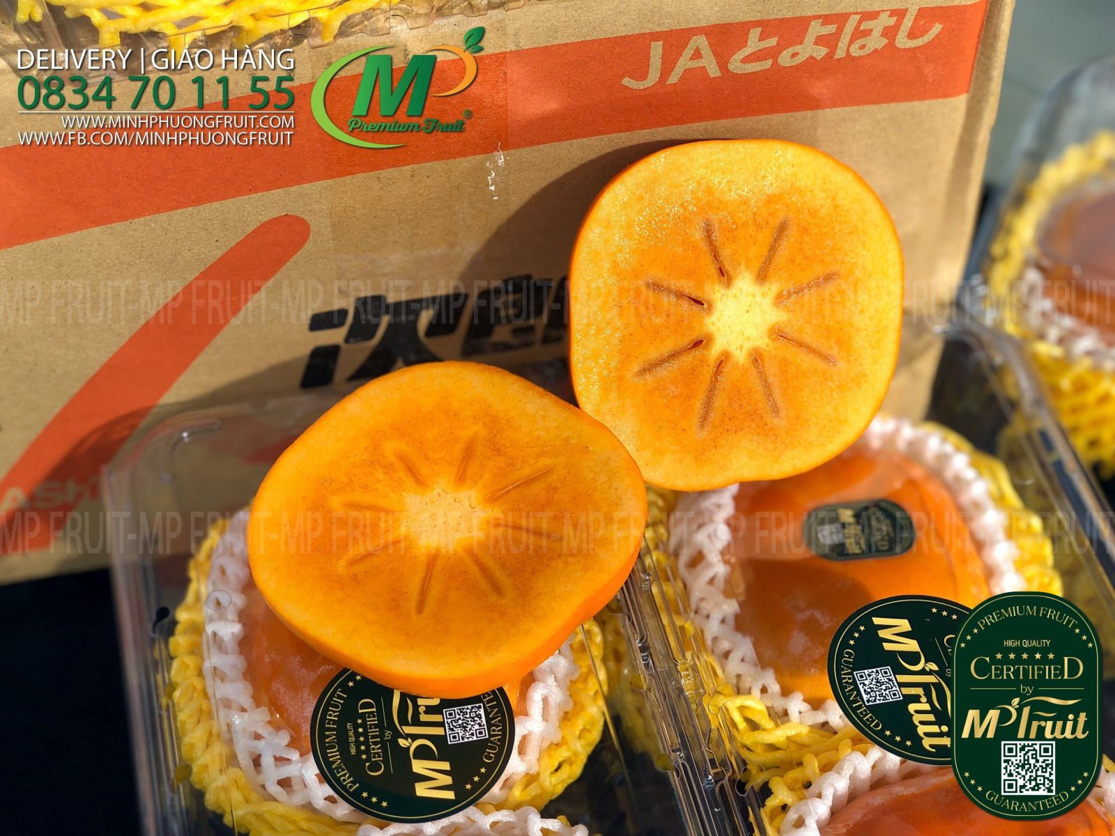 Quả Hồng Giòn Toyohashi Nhật Bản tại MP Fruits
