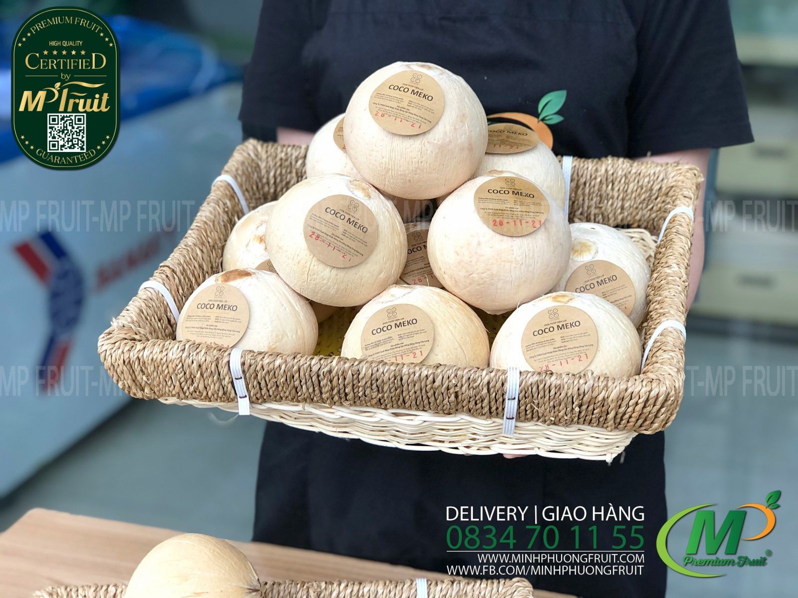 Dừa Xiêm Xanh Bến Tre - Green Siamese Coconut | Coco Meko tại MP Fruit