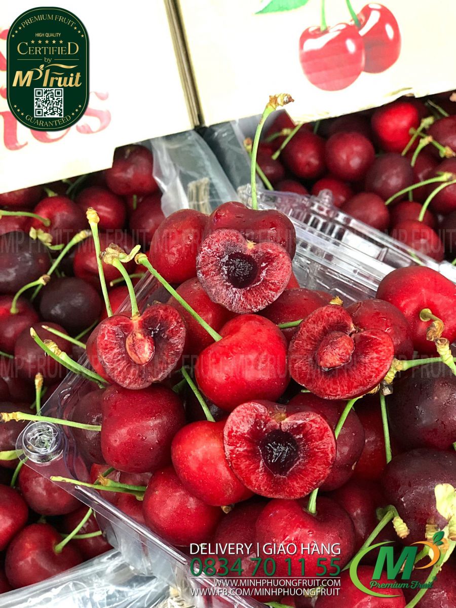 Cherry Đỏ Úc Size 30 - 32 tại MP Fruit