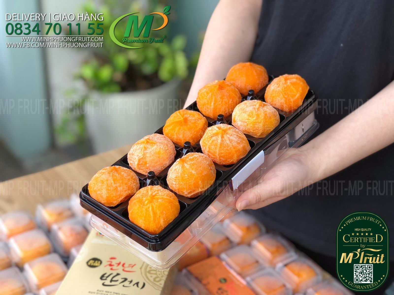 Hồng Dẻo Một Nắng Hàn Quốc Hộp 10 Trái | New Box tại MP Fruits
