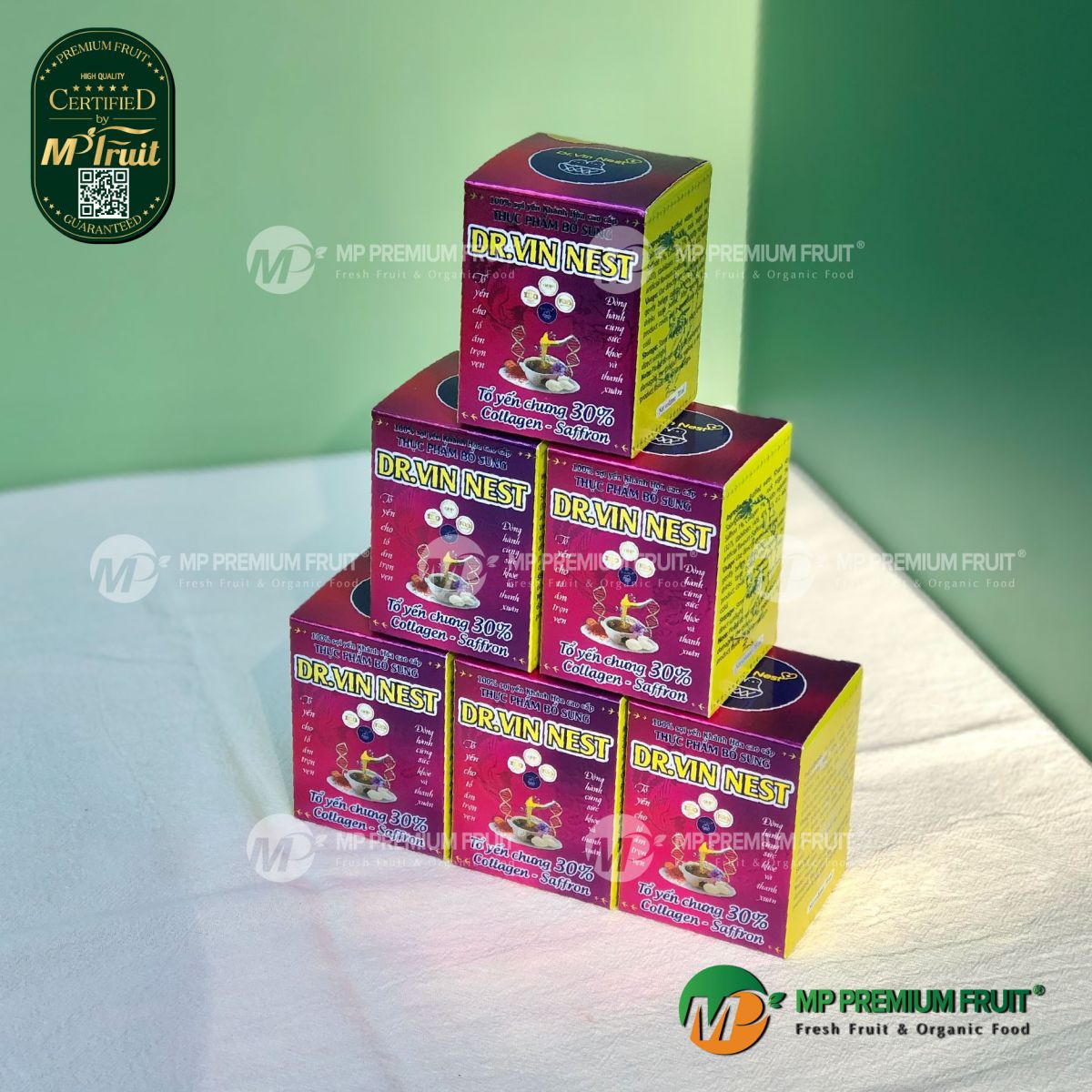Thực Phẩm Bổ Sung Dr.Vin Nest Tổ Yến Chưng 30% - Collagen - Saffron tại MP Fruit