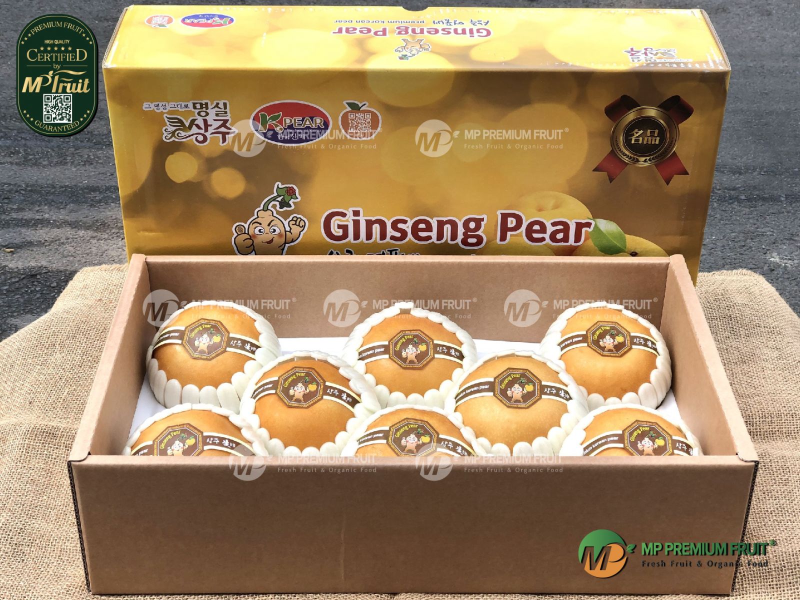 Lê Nhân Sâm Hàn Quốc | Ginseng Pear tại MP Fruit